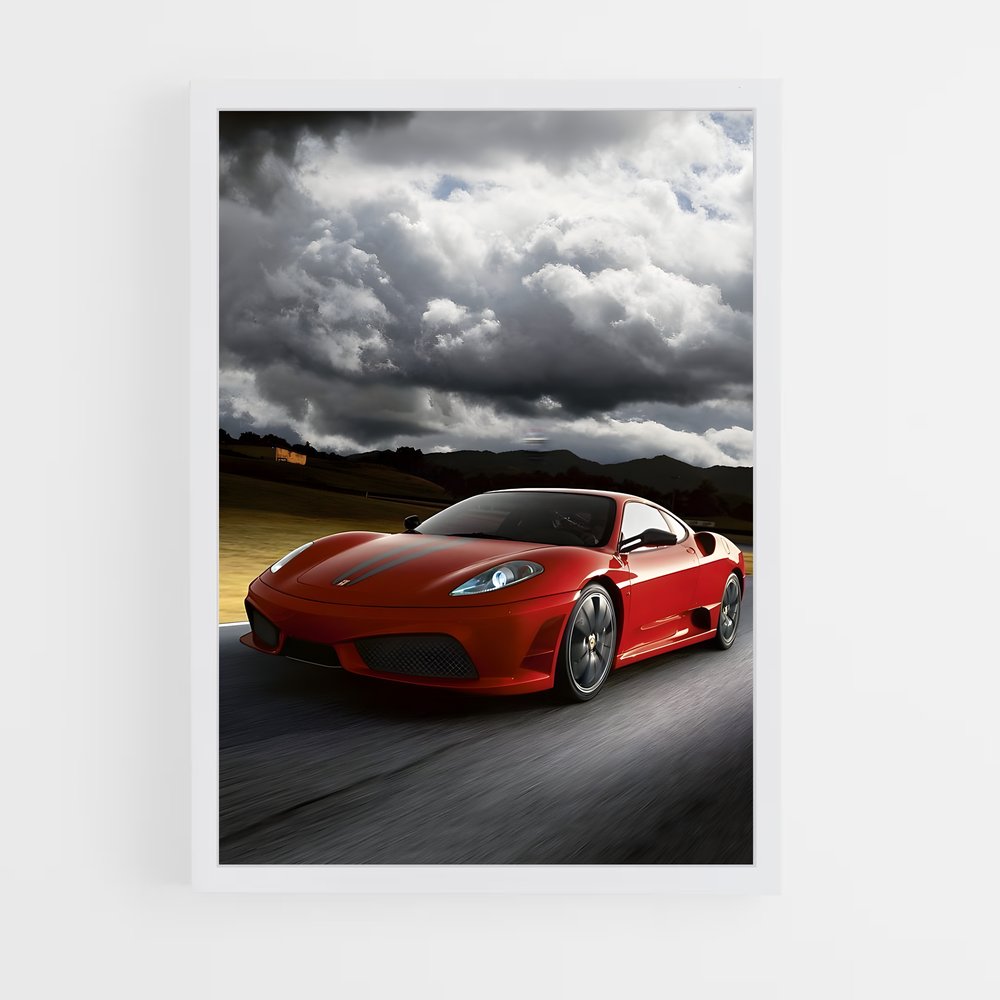 Poster Scuderia Clin – affiche Ferrari (vue 3)